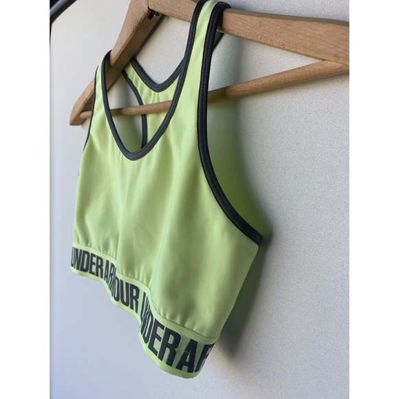 XS, UnderArmour, lemony lime sports bra 🍋 - Picture 5 of 11